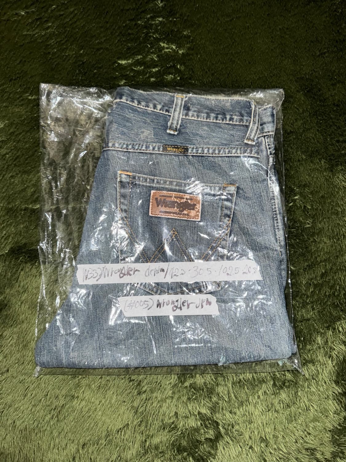 [33] wrangler 랭글러 재팬 빈티지 워시드 데님 팬츠 인디고 상품이미지10