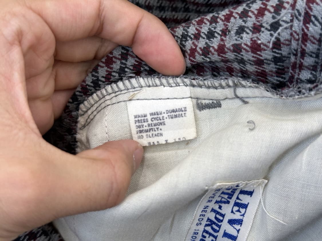 60-70’s Levi’s sta-frest pants 상품이미지9
