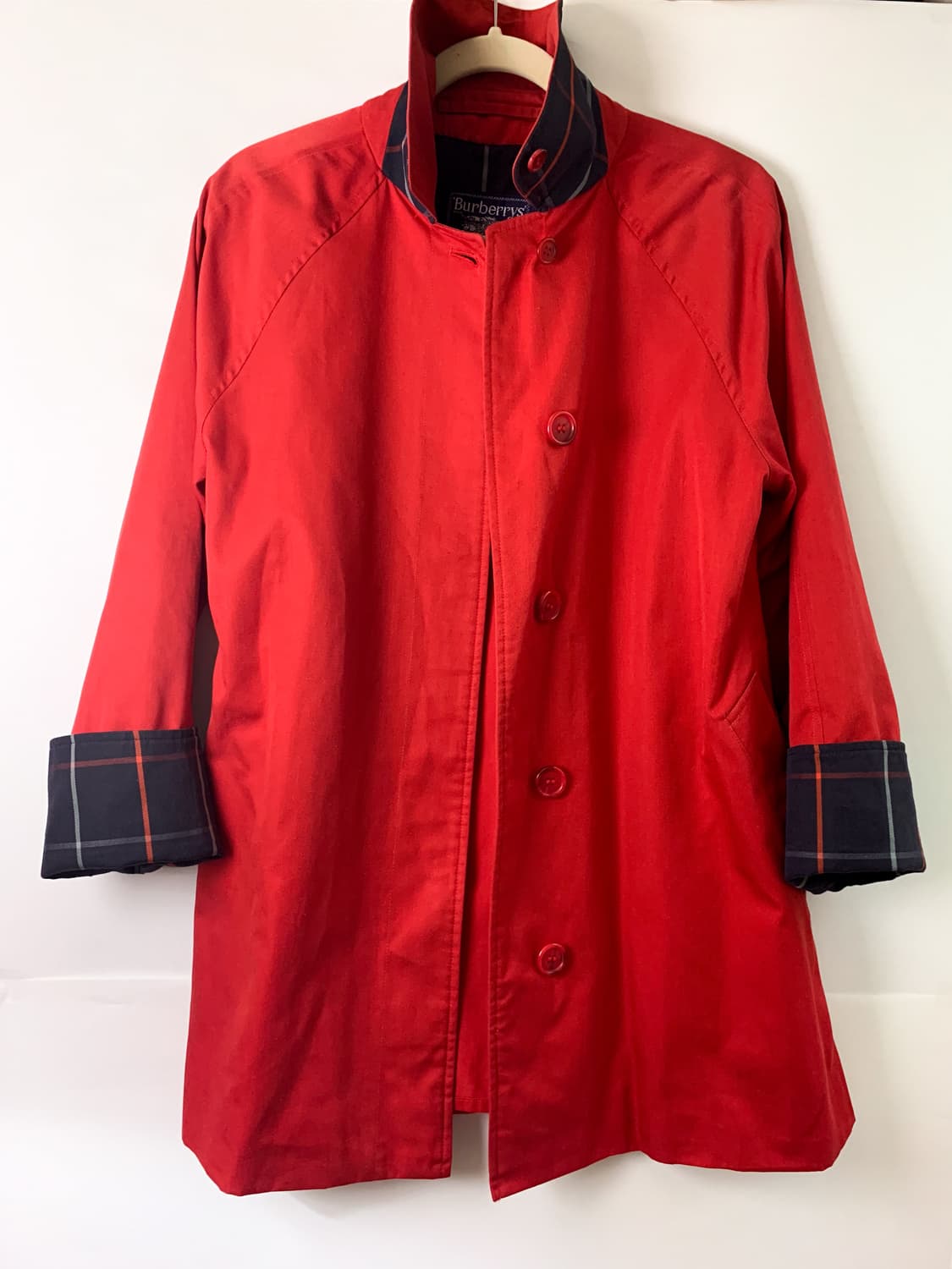 버버리 트렌치코트 하프 레드 상품이미지2