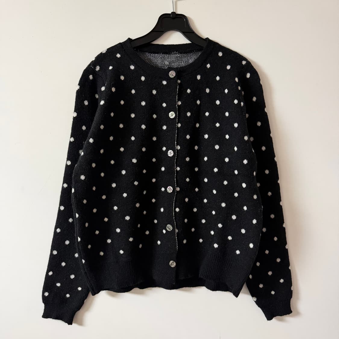 새상품 여자 도트 가디건 상품이미지1