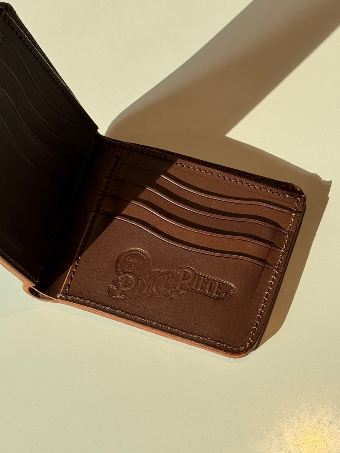 사시코 스티치 데님 반지갑 상품이미지4