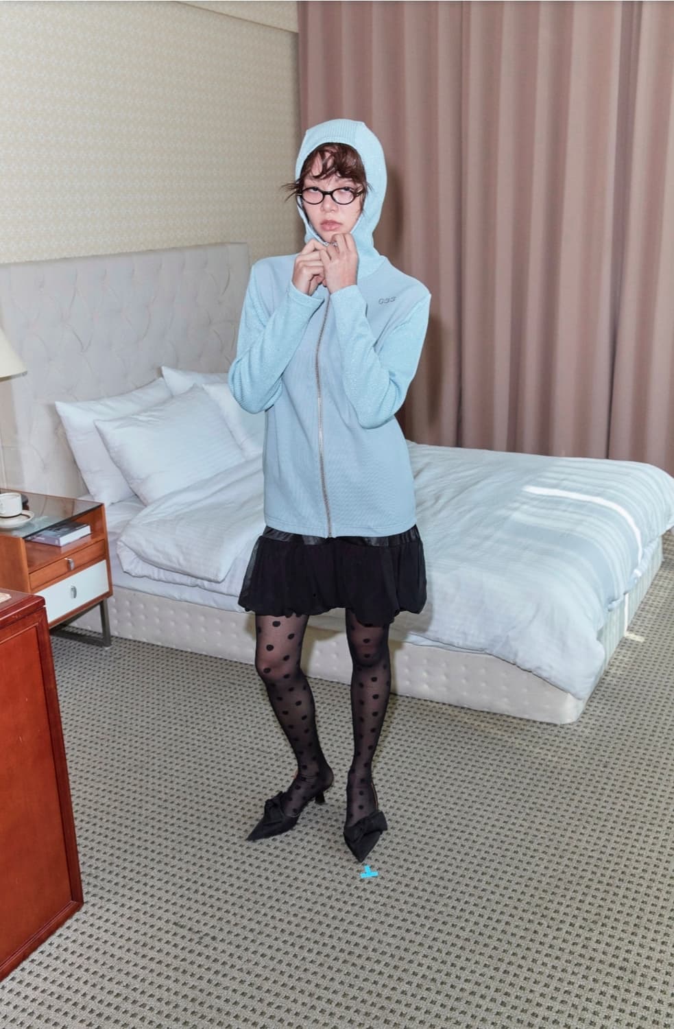 영마일웨어 바라클라바 니트 집업 상품이미지2