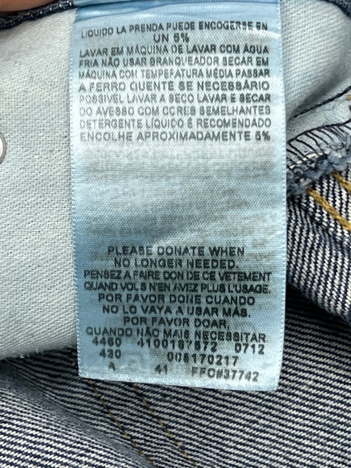 리바이스 10s 517 데님 팬츠 / 34 x 32 상품이미지7