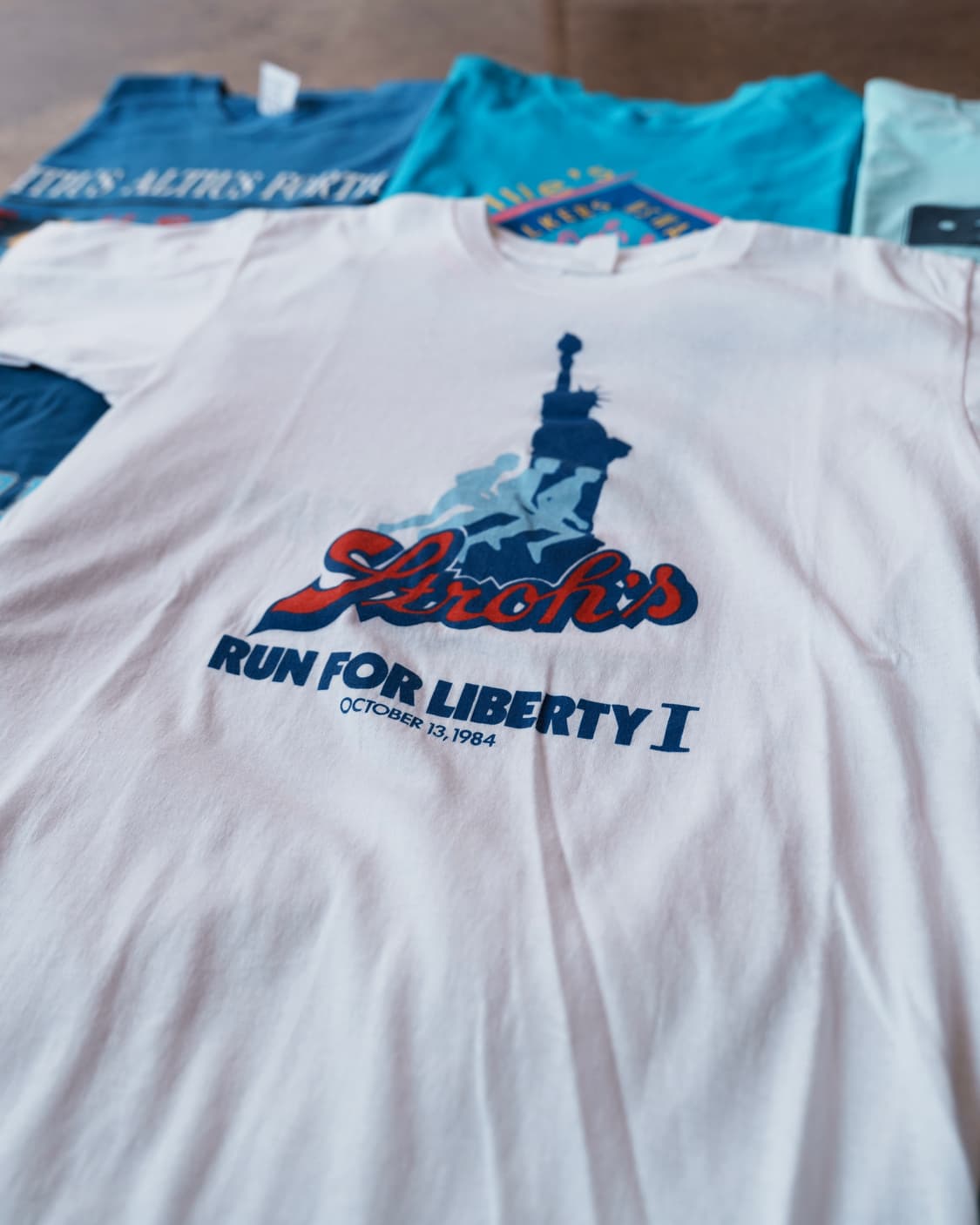 80’s USA “Run for Liverty” Promo T-shirt 상품이미지2