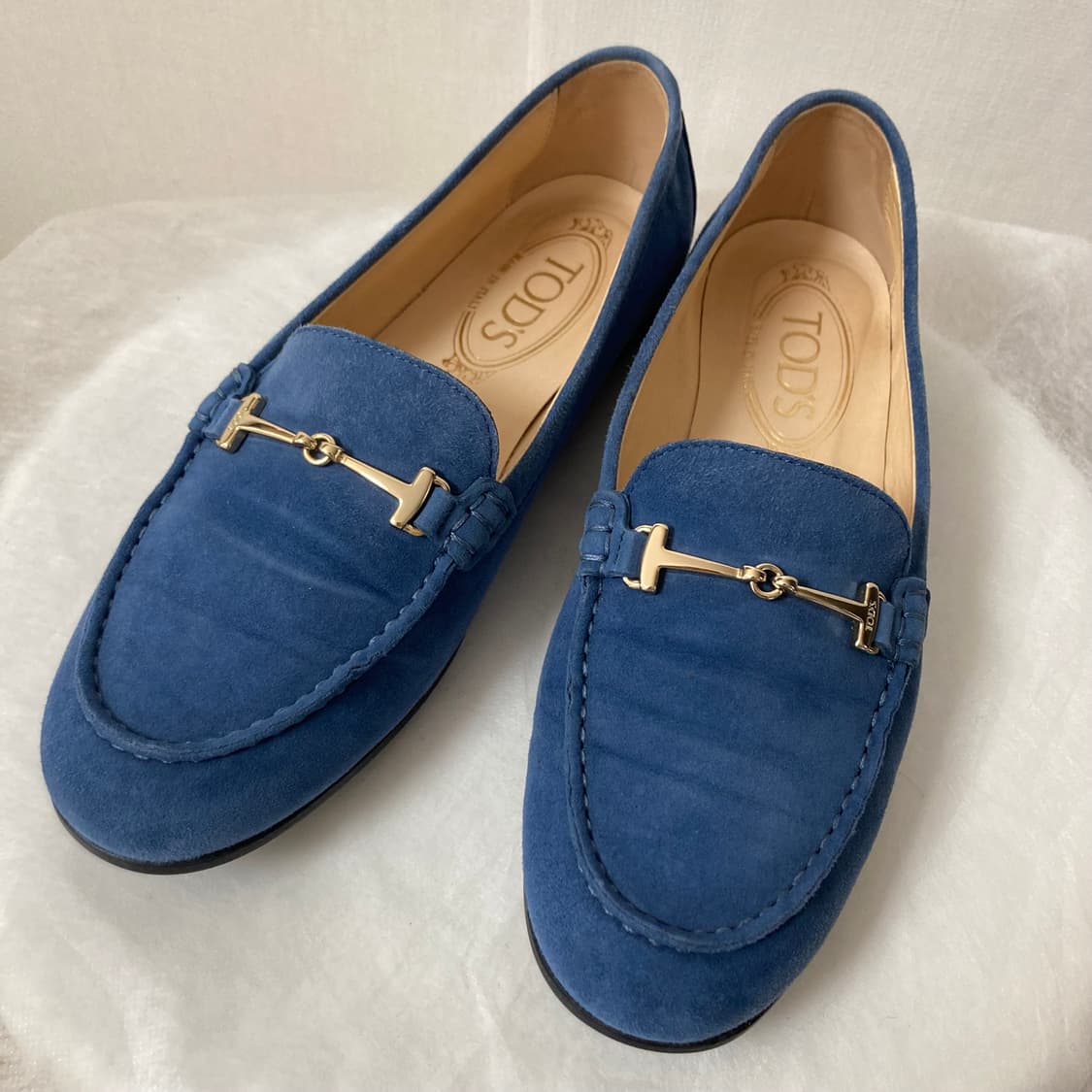 거의새것) 정품 토즈 여성 스웨이드 드라이빙 슈즈 로퍼 235 상품이미지7