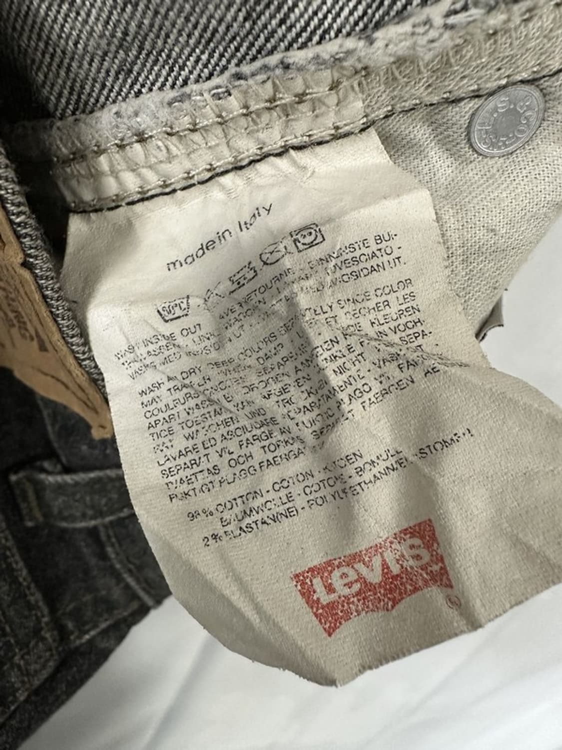 [W31L32] LEVI'S 리바이스806 USA 80s 오렌지탭 빈티지 상품이미지6