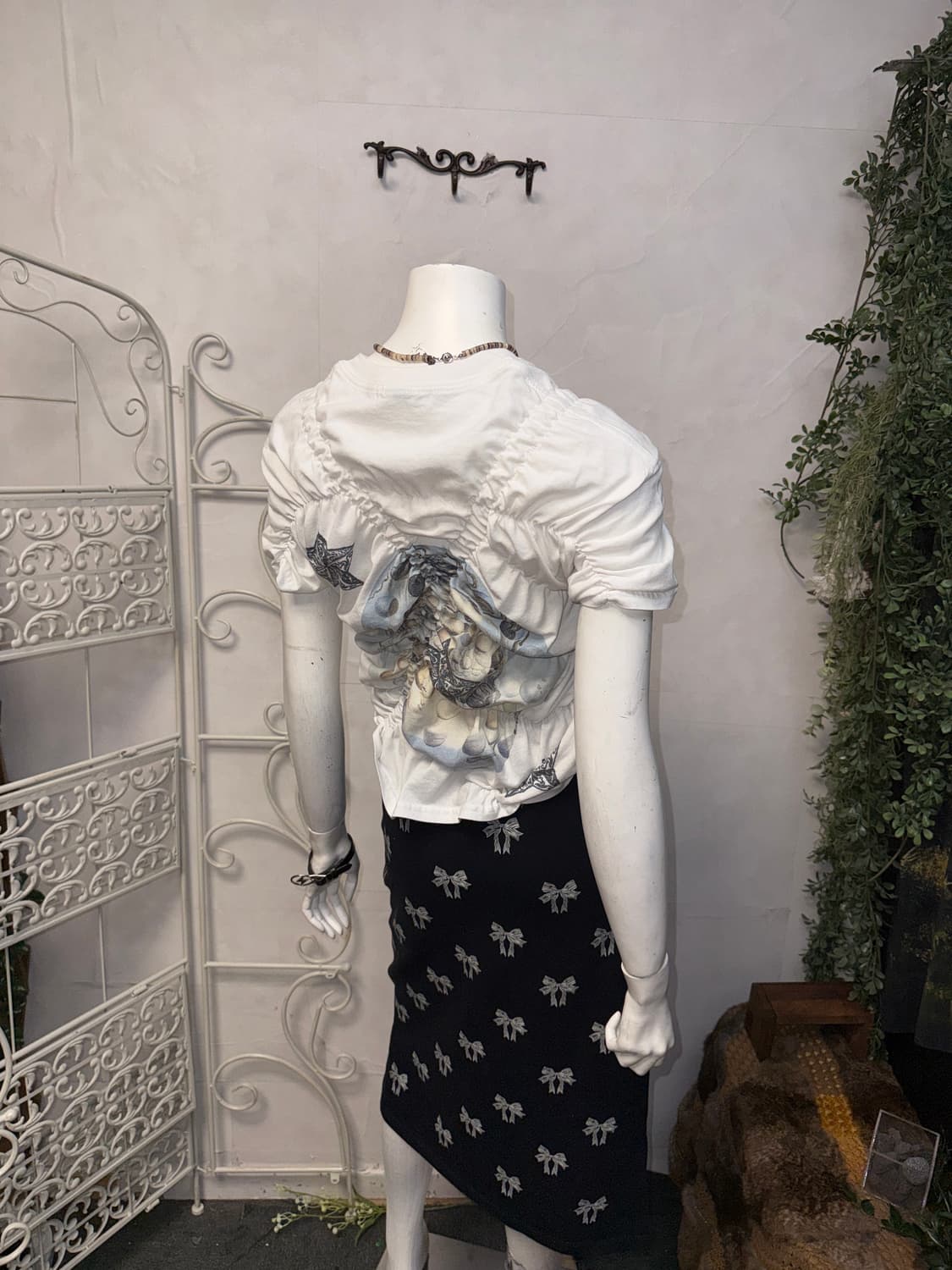 604 SERVICE star shirring top 상품이미지7