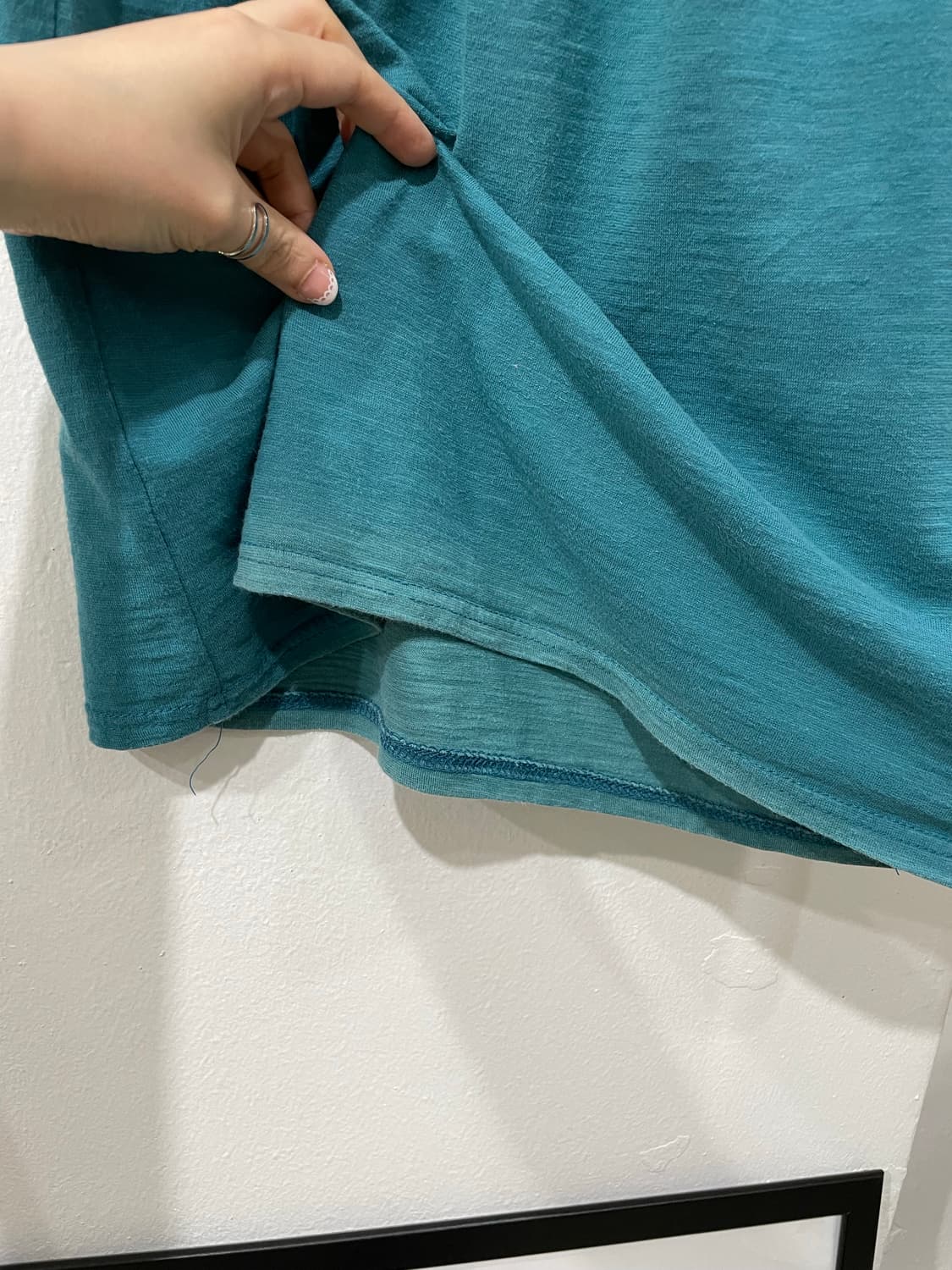 Teal Crochet Trim Sleeveless Top 상품이미지8