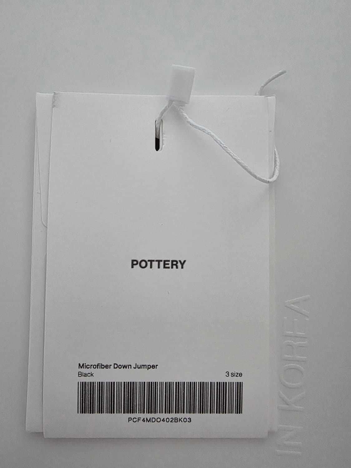 포터리 마이크로피버 다운점퍼 3사이즈 상품이미지4