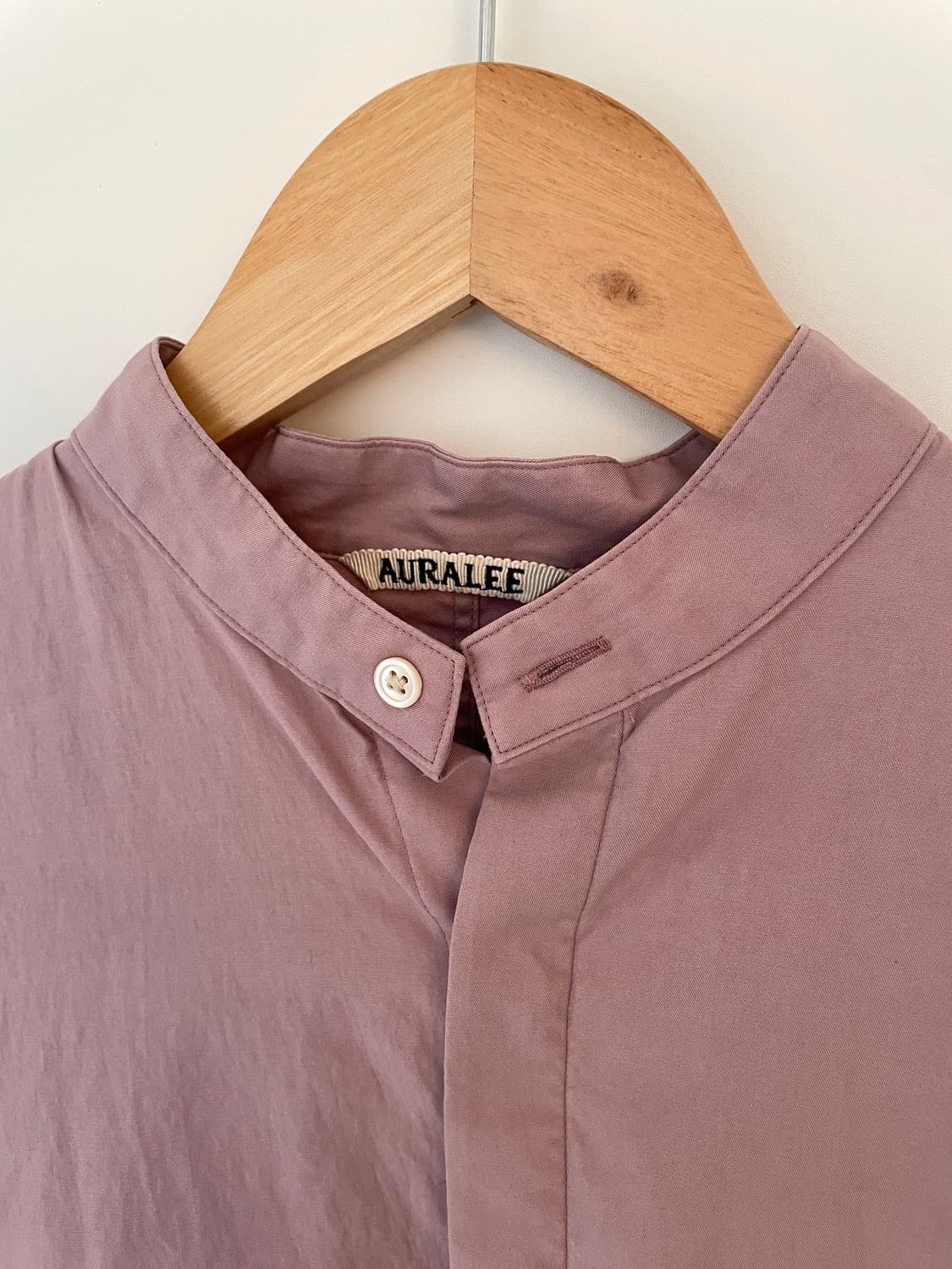 오라리 WASHED FINX TWILL KAFTAN SHIRTS 상품이미지2