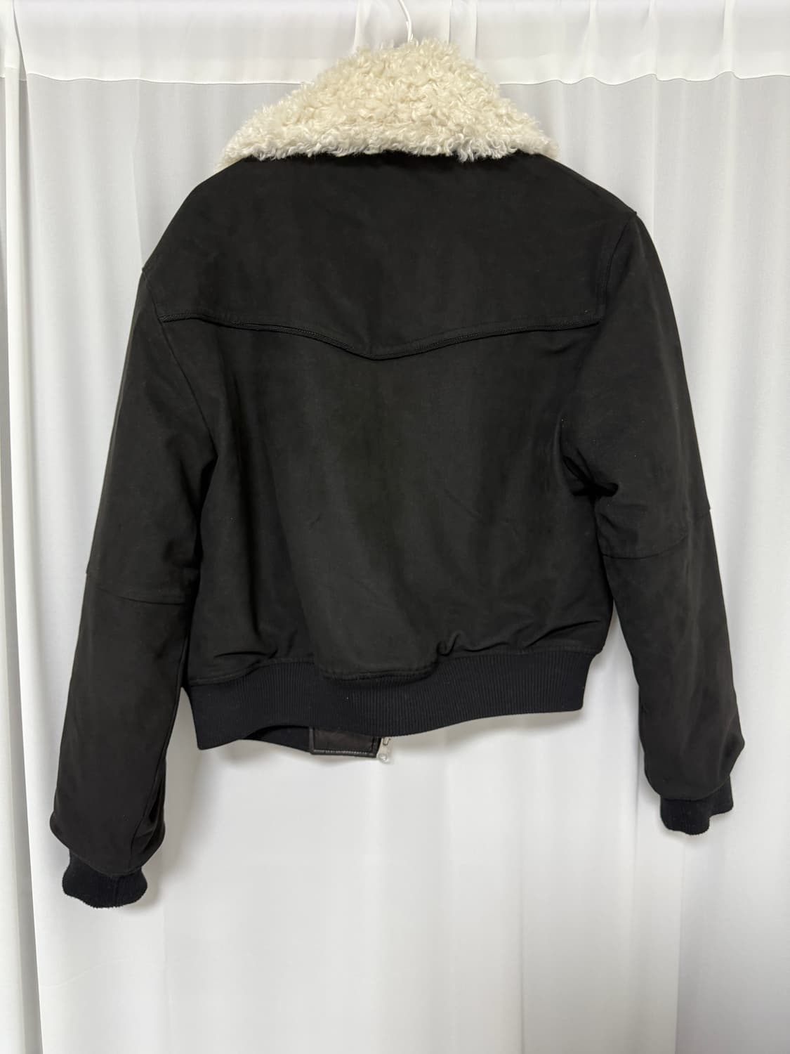 솔티페블 리버시블 퀼팅 스웨이드 점퍼 상품이미지3