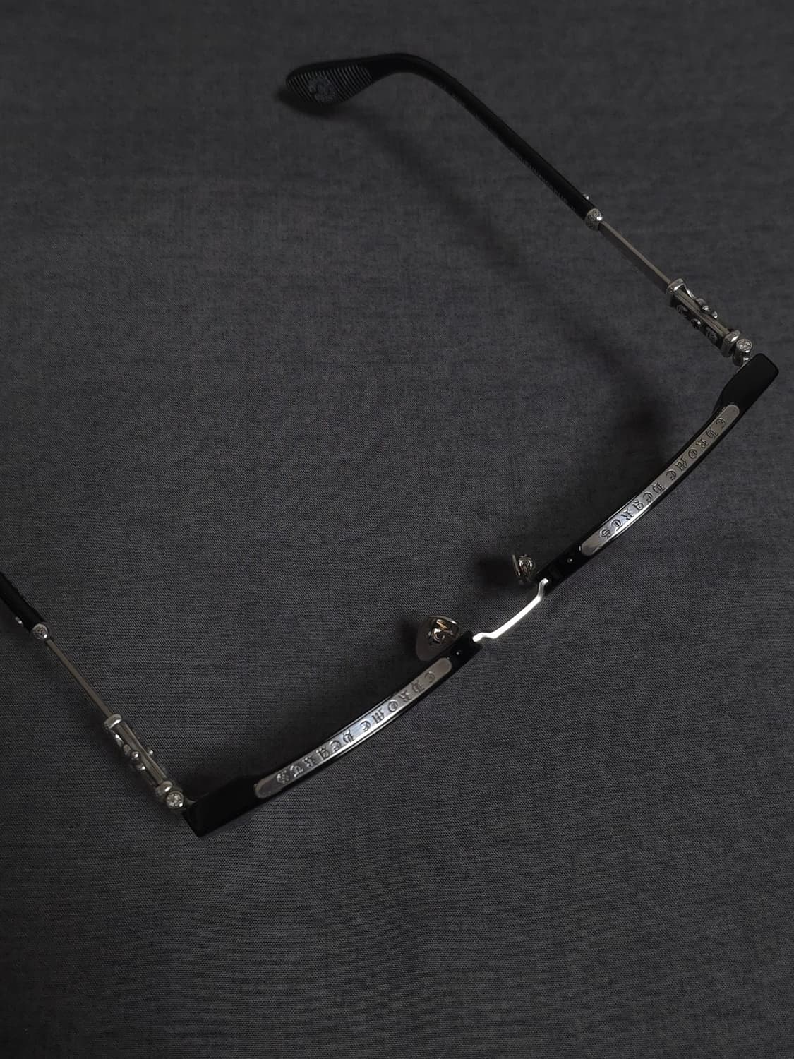 [OS] 크롬하츠 보넨노이슈어2 안경 실버 블랙 상품이미지4