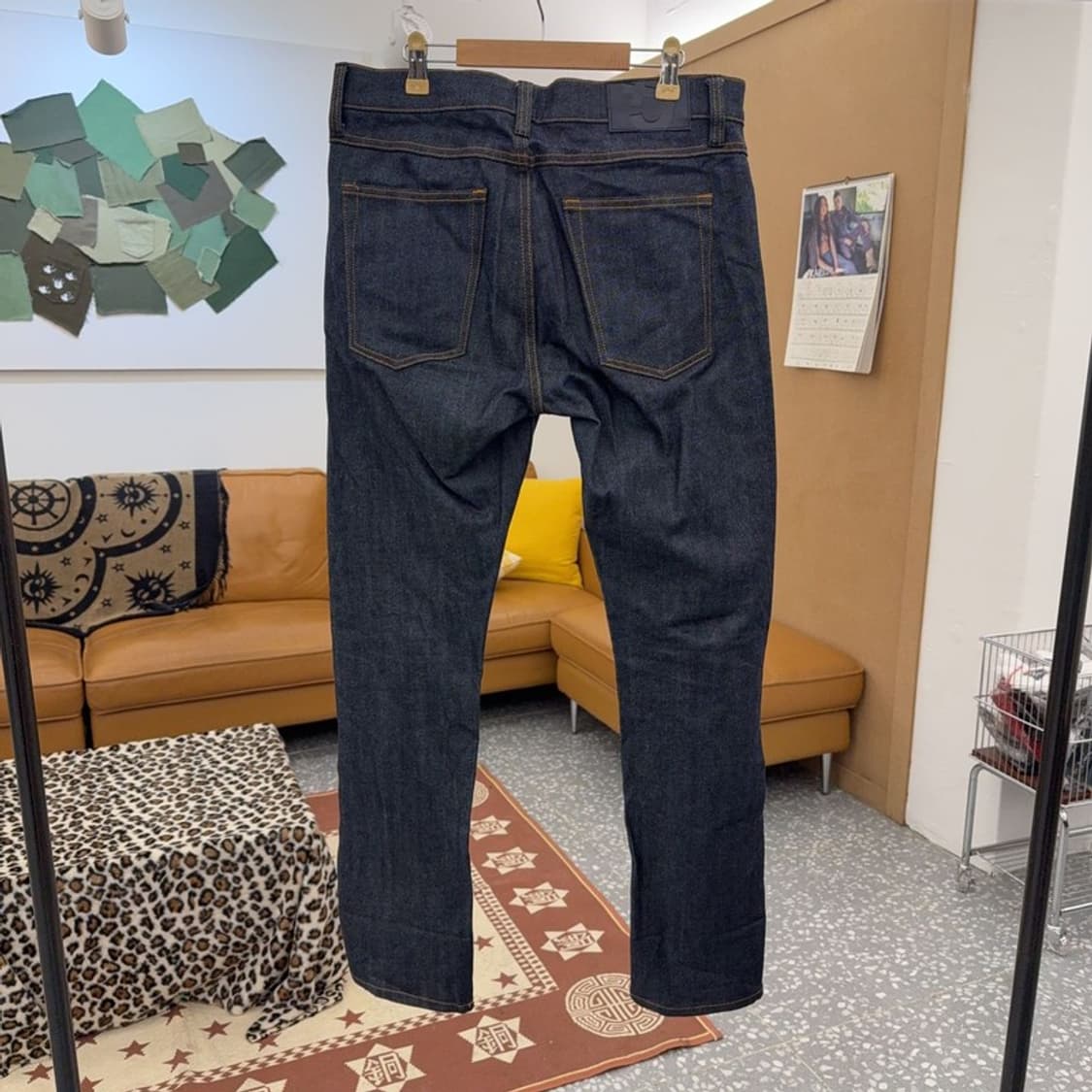 유니클로 질샌 다크인디고 모던 캐주얼 데님 팬츠 28인치 C09133 상품이미지4