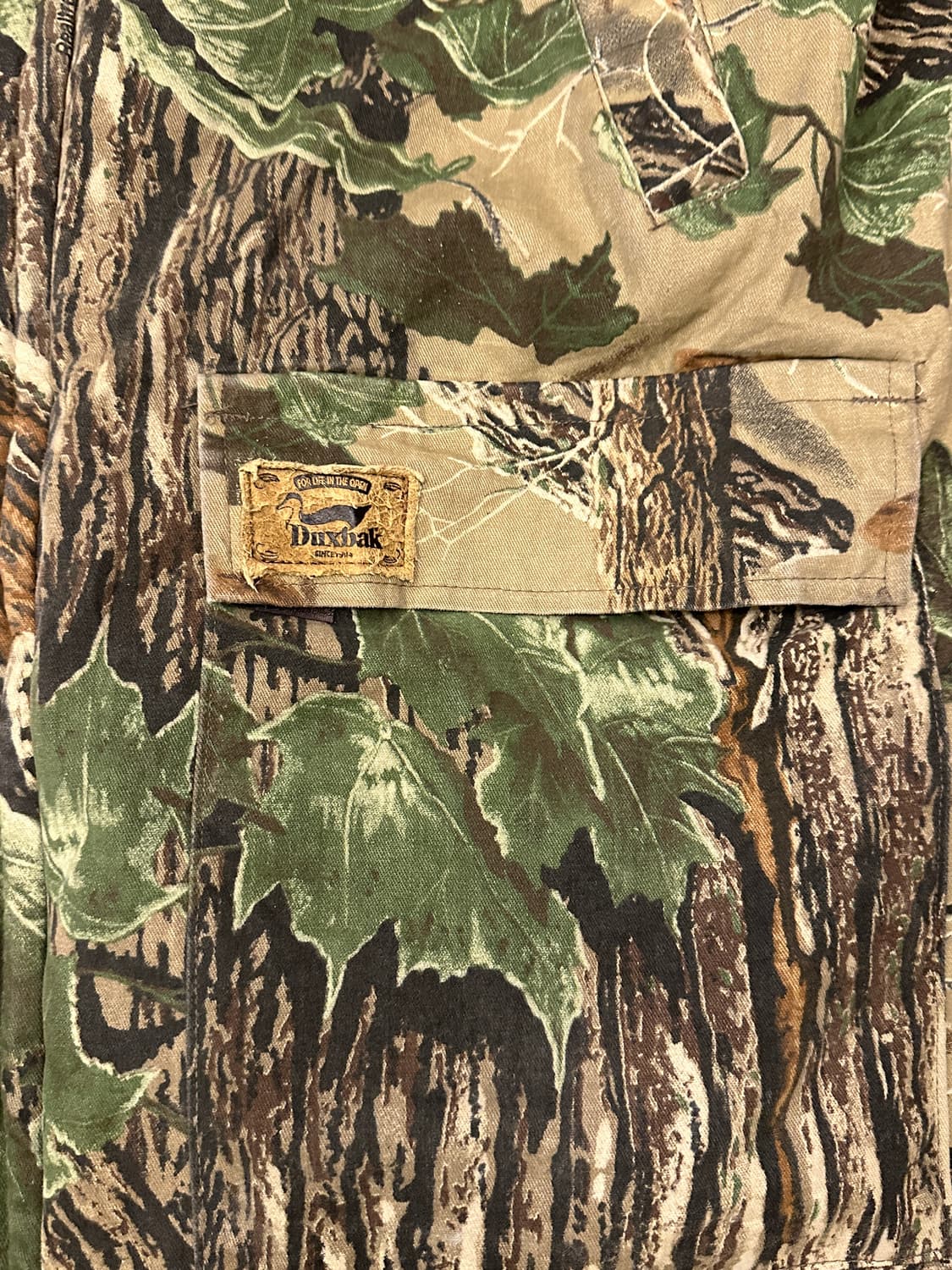 90s Duxbak USA 덕스백 리얼트리 카모 헌팅자켓 XL 상품이미지3