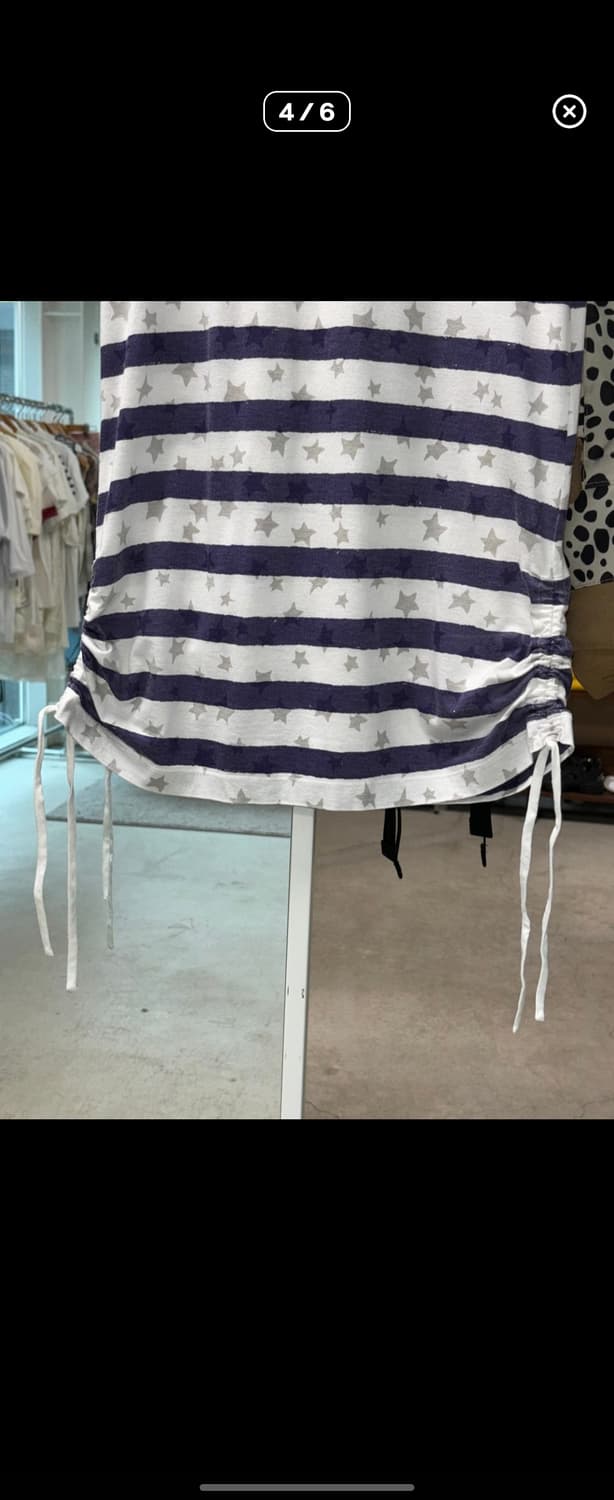 소니아리키엘 별 스트라이프 셔링 티셔츠 상품이미지4