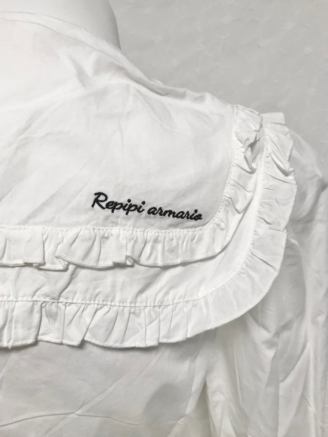 빈티지 로리타 메이드 프릴 카라 셔츠 상품이미지5