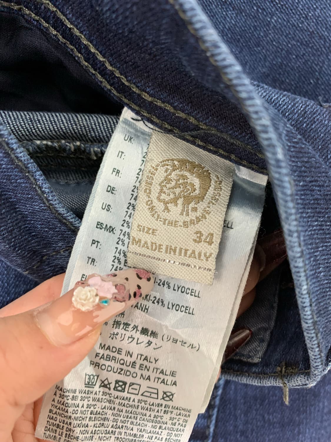 디젤 슬림핏 스키니 데님팬츠 #740 상품이미지4