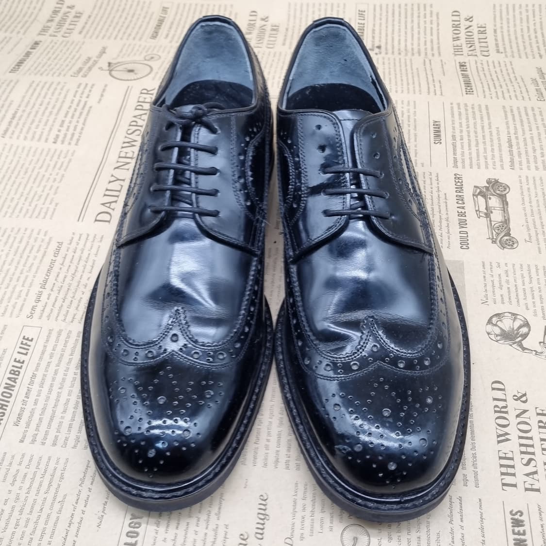 금강리갈 남성윙팁구두 실사이즈285 상품이미지2