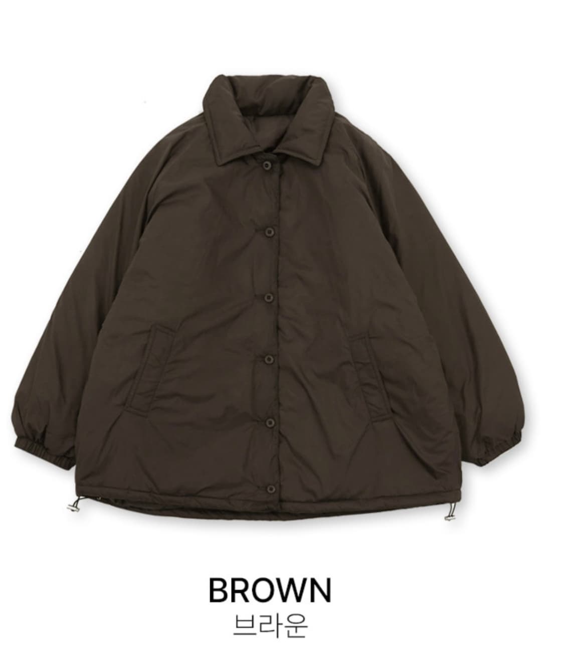 브라운 패딩 상품이미지1