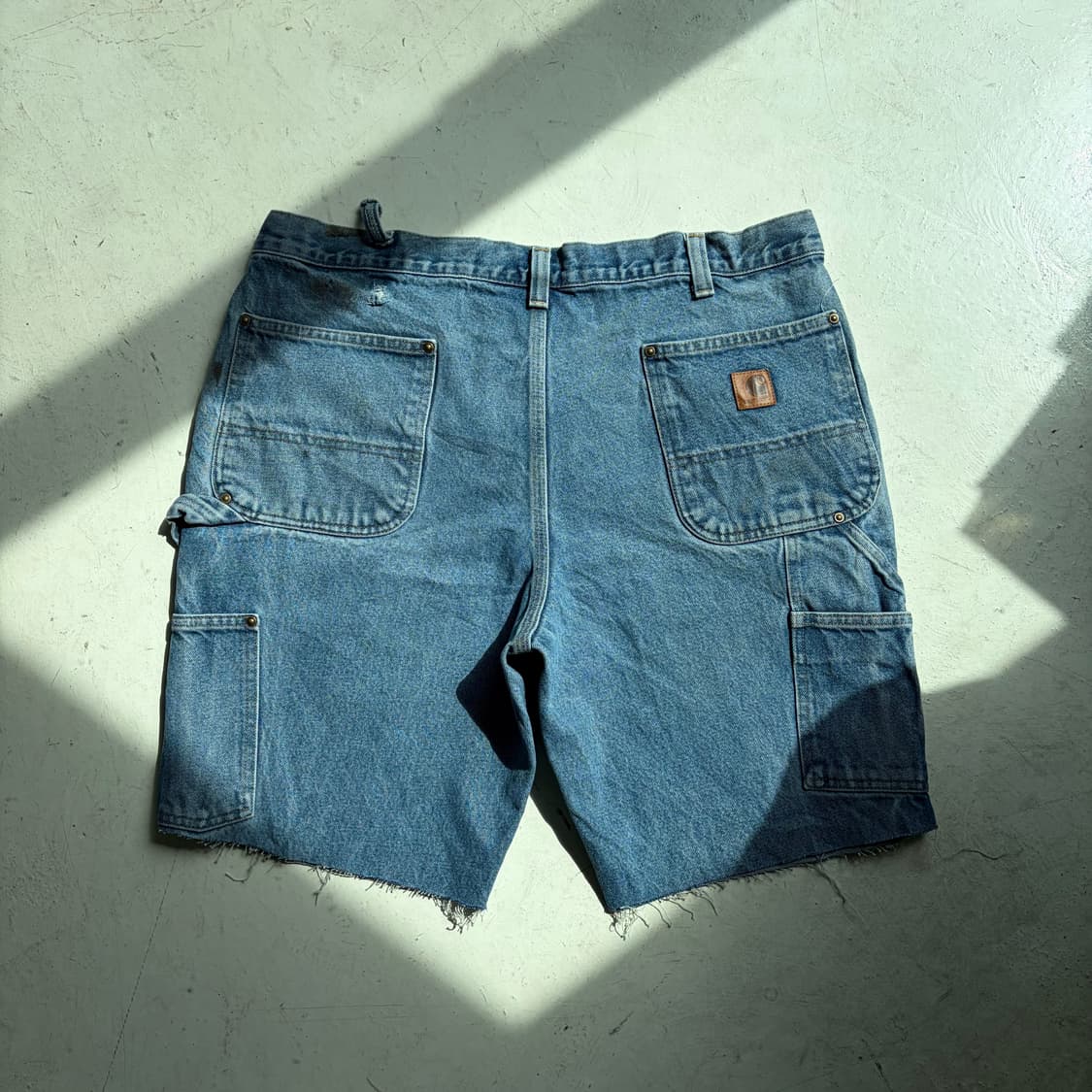 00s 칼하트 빈티지 더블니 데님 반바지 38 상품이미지8