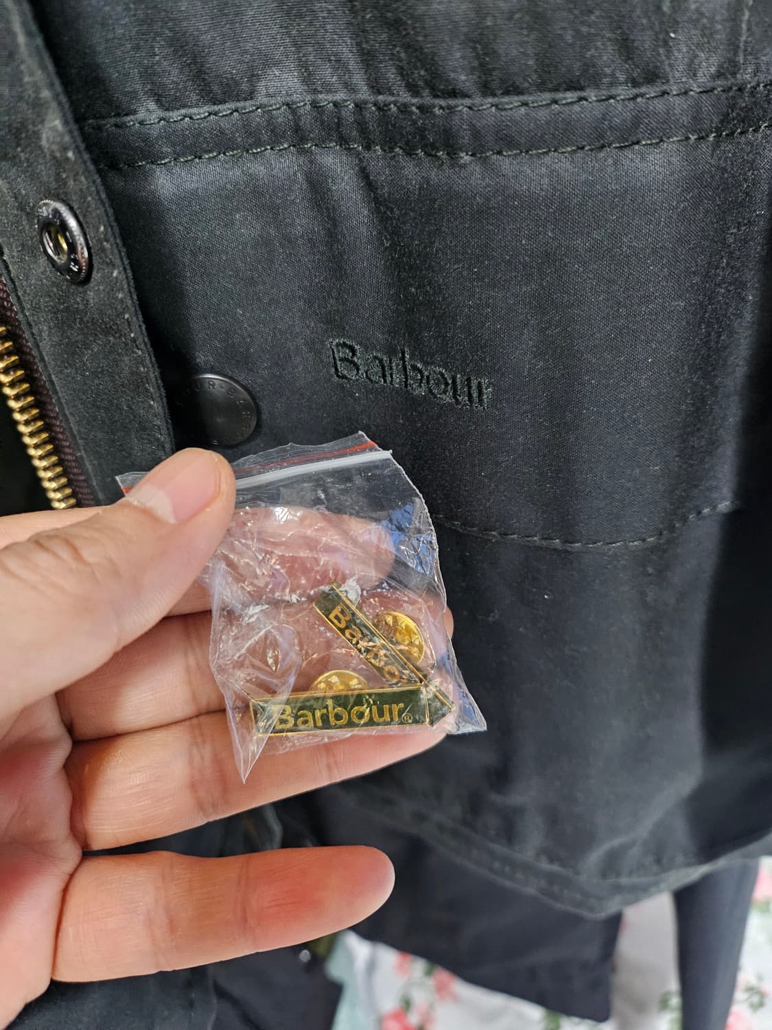 [38]바버 비데일 왁스자켓 블랙 판매 상품이미지2