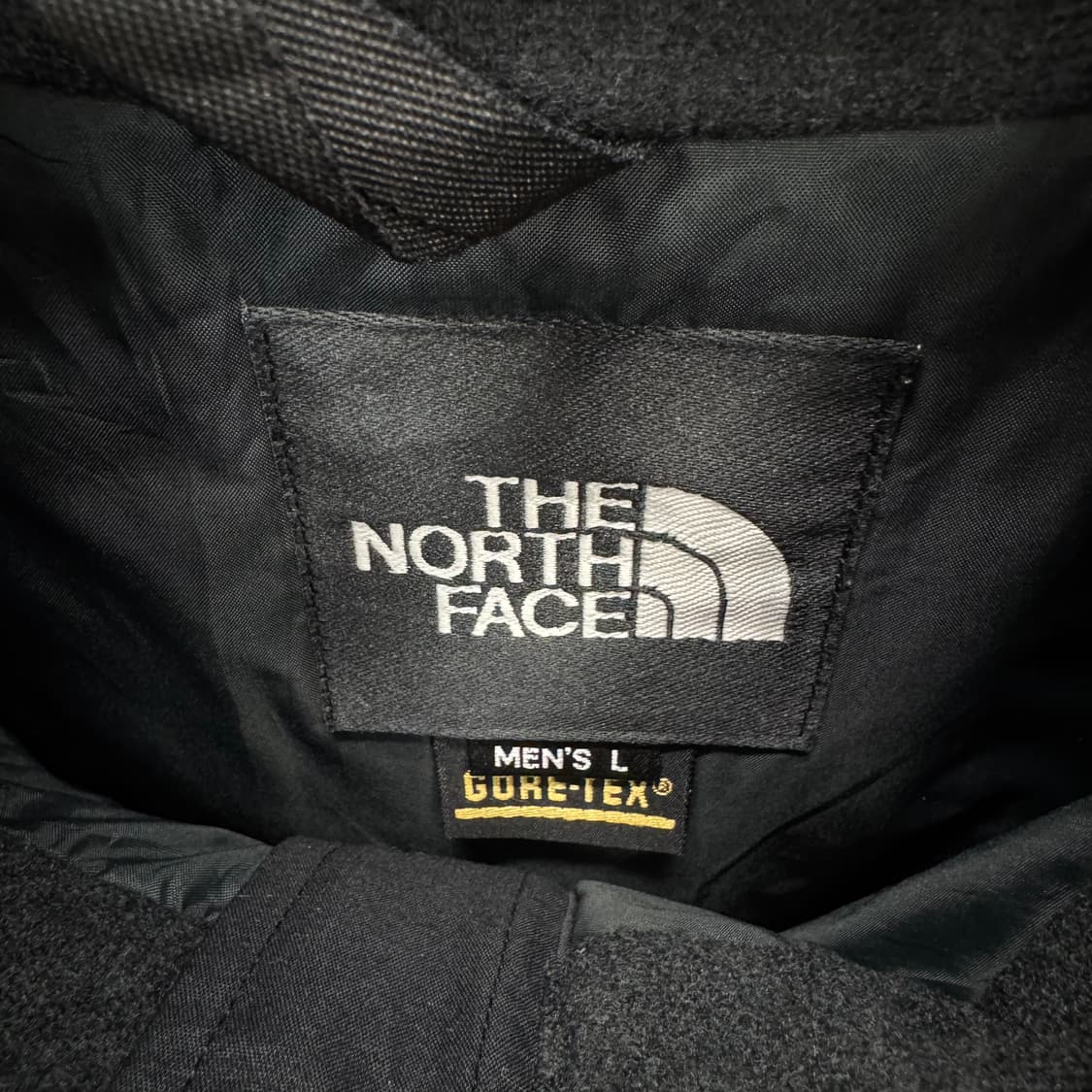 00s 노스페이스 고어텍스 후드 마운틴 파카 오렌지 블랙 상품이미지6