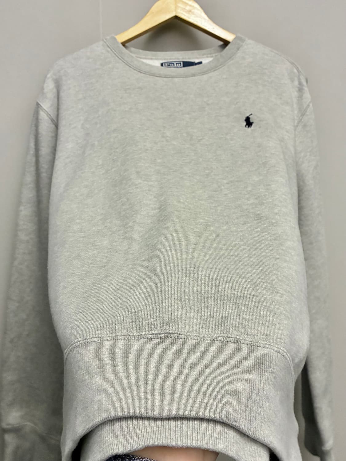 (L/103)00s 폴로랄프로렌 빈티지 스웻셔츠 맨투맨 멜란지그레이 상품이미지5