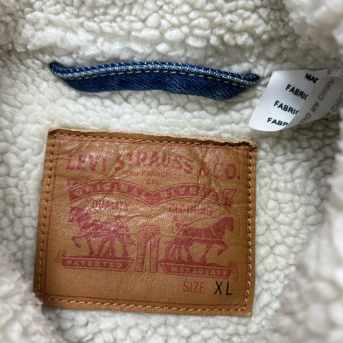 리바이스 데님 쉐르파 자켓(XL) 상품이미지2