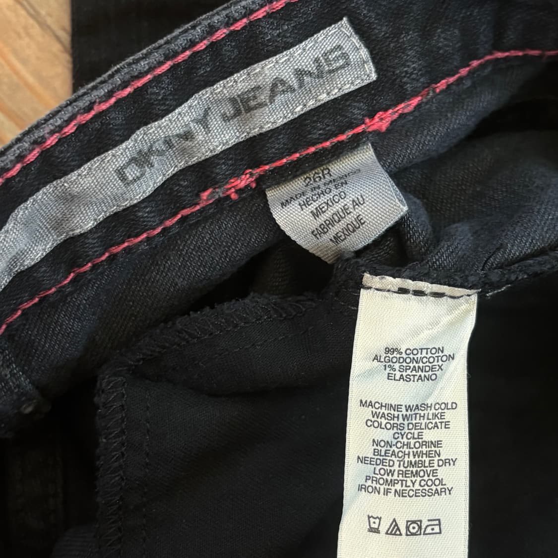 DKNY 진차콜 그레이 26 데님 청바지 미국 수입 정품  상품이미지5