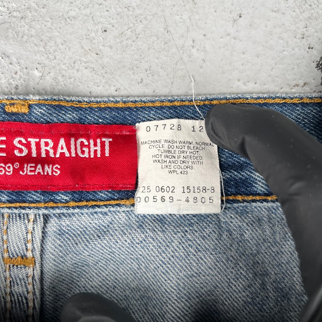 빈티지 리바이스 569 루즈 스트레이트핏 데님 상품이미지5