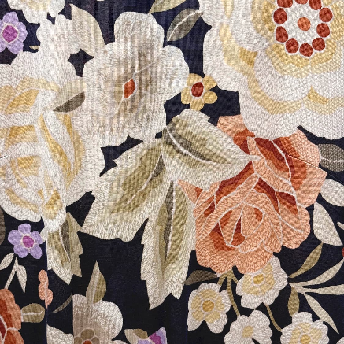 레오나드 긴팔 티셔츠 플라워 패턴 디테일 네이비 베이스 멀티컬러 상품이미지6