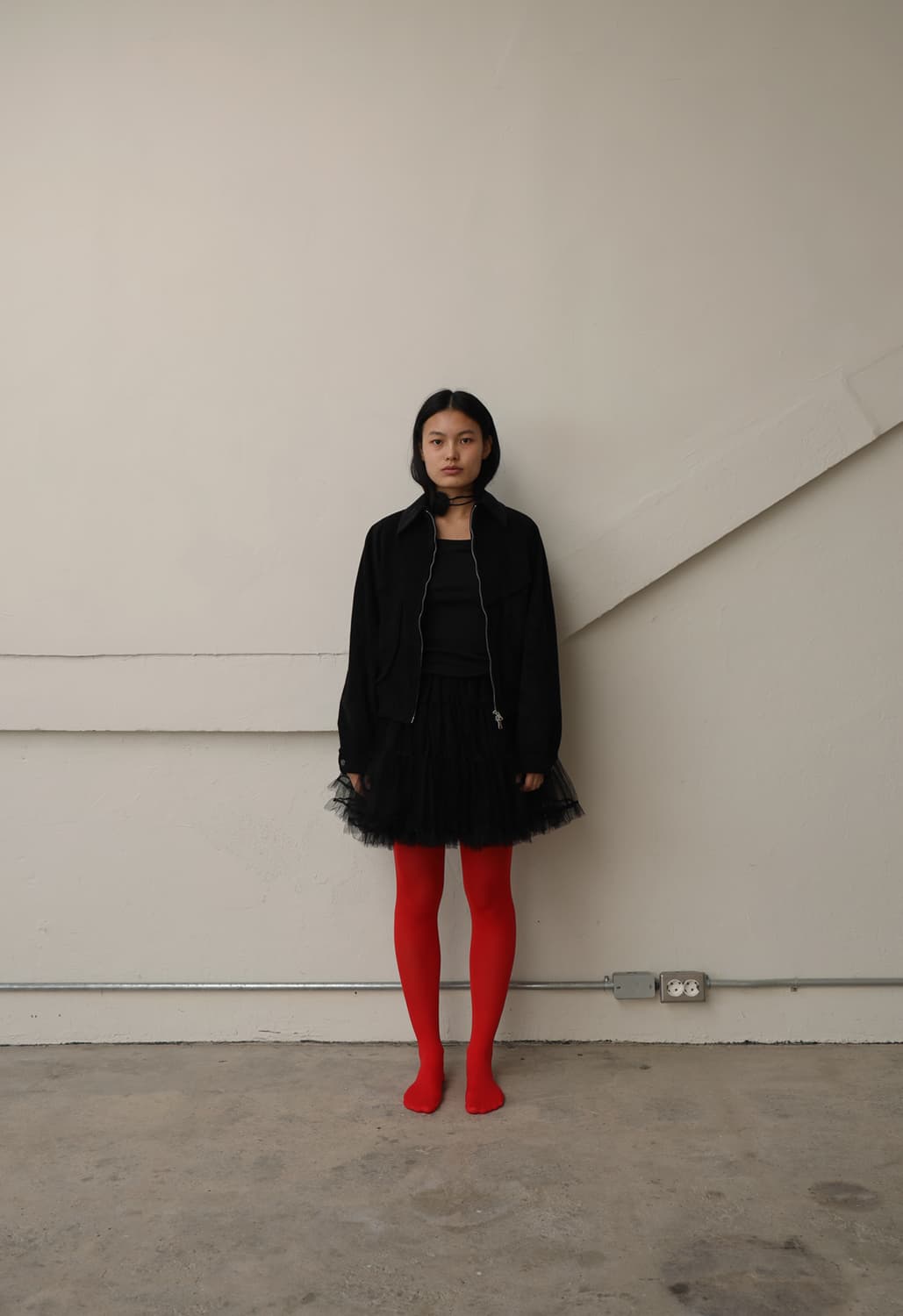 르콩 스웨이드 블루종 블랙 상품이미지1