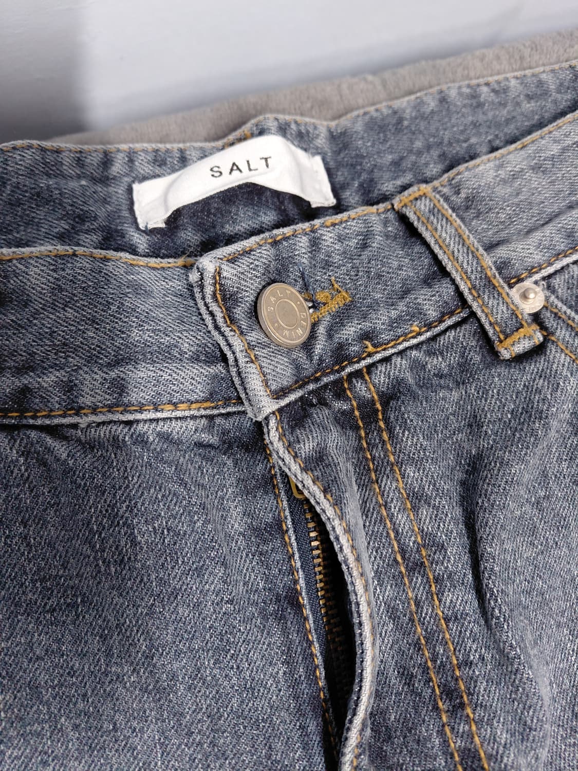Salt 빈티지 와이드 데님 S 상품이미지5