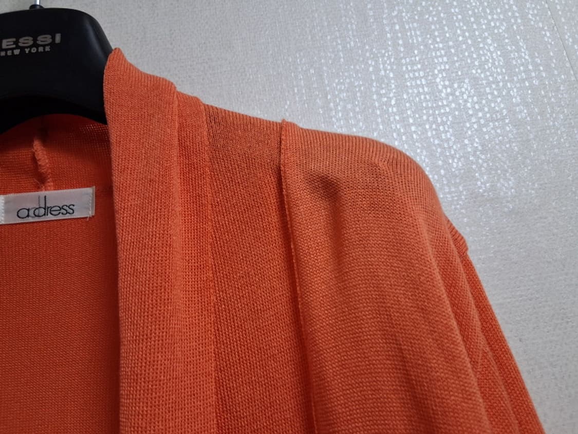 일본수입 ad dress 춘추 오렌지 숄카라 가디건  새옷66까지 
일본 상품이미지4