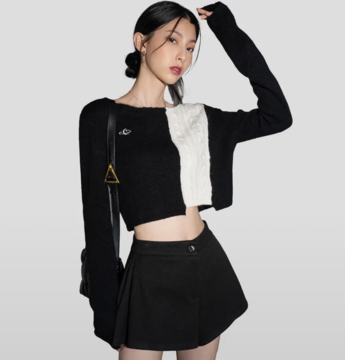 어반드레스 Side-folded Shorts BLACK 상품이미지1