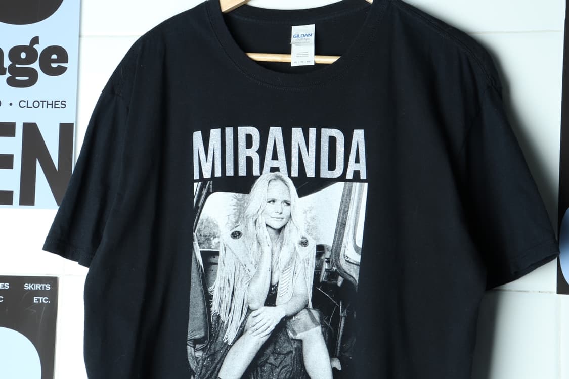 (XL-3XL) 브랜드빈티지 반팔 티셔츠 USA 미란다 투어-H30053 상품이미지3