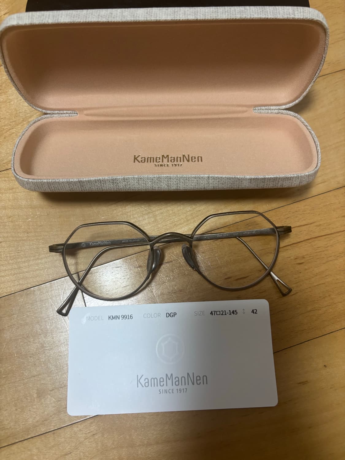 가메만넨 안경kmn9916 엔틱골드 상품이미지4