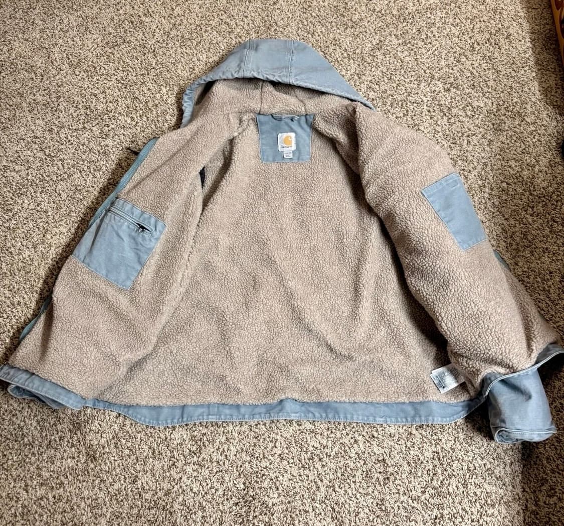 칼하트 WJ141 시에라 셰르파 덕액티브 자켓(XL) 상품이미지2