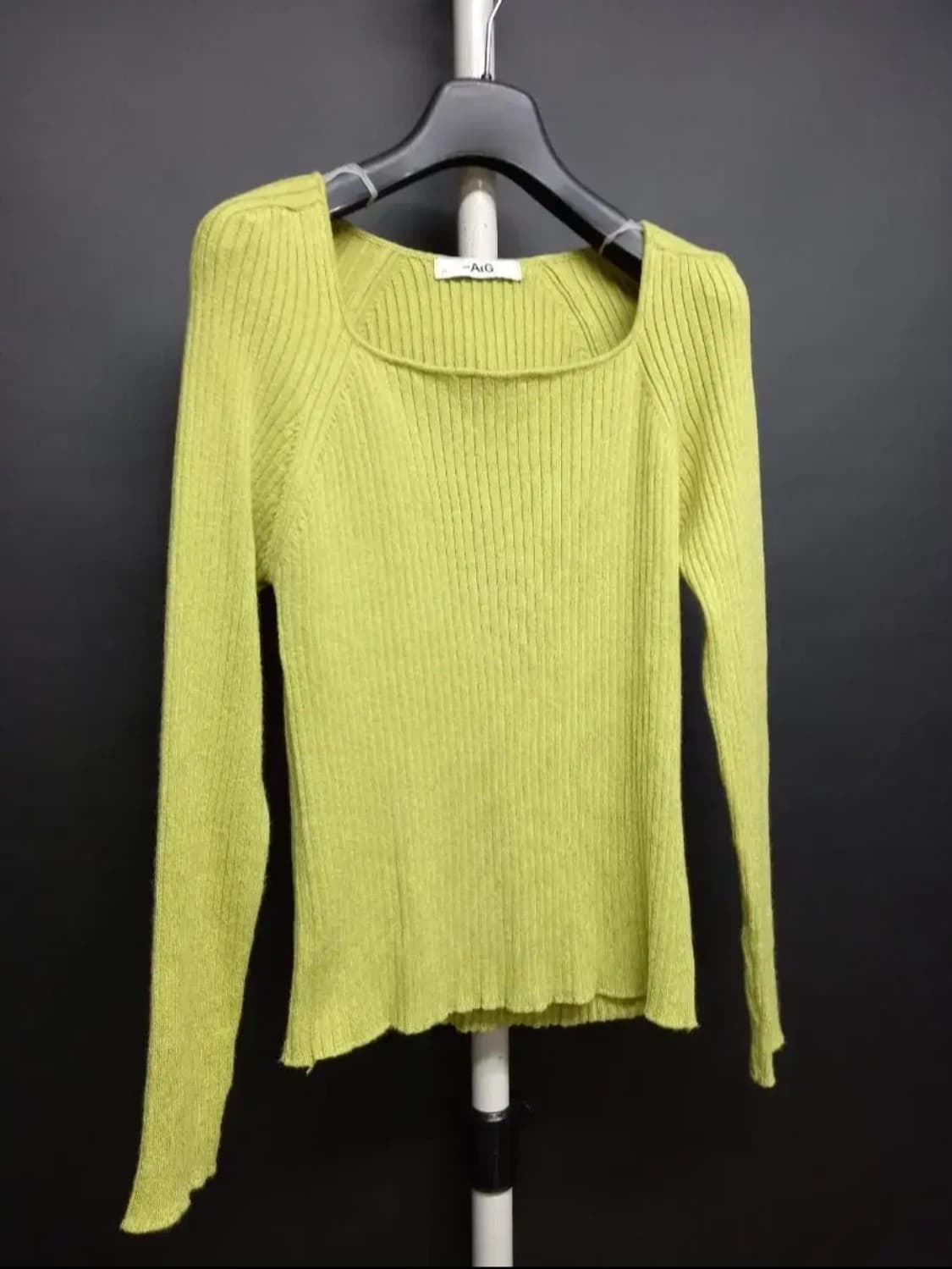 새 더엣지 춘추 골지 스퀘어넥 긴팔니트 66 상품이미지3