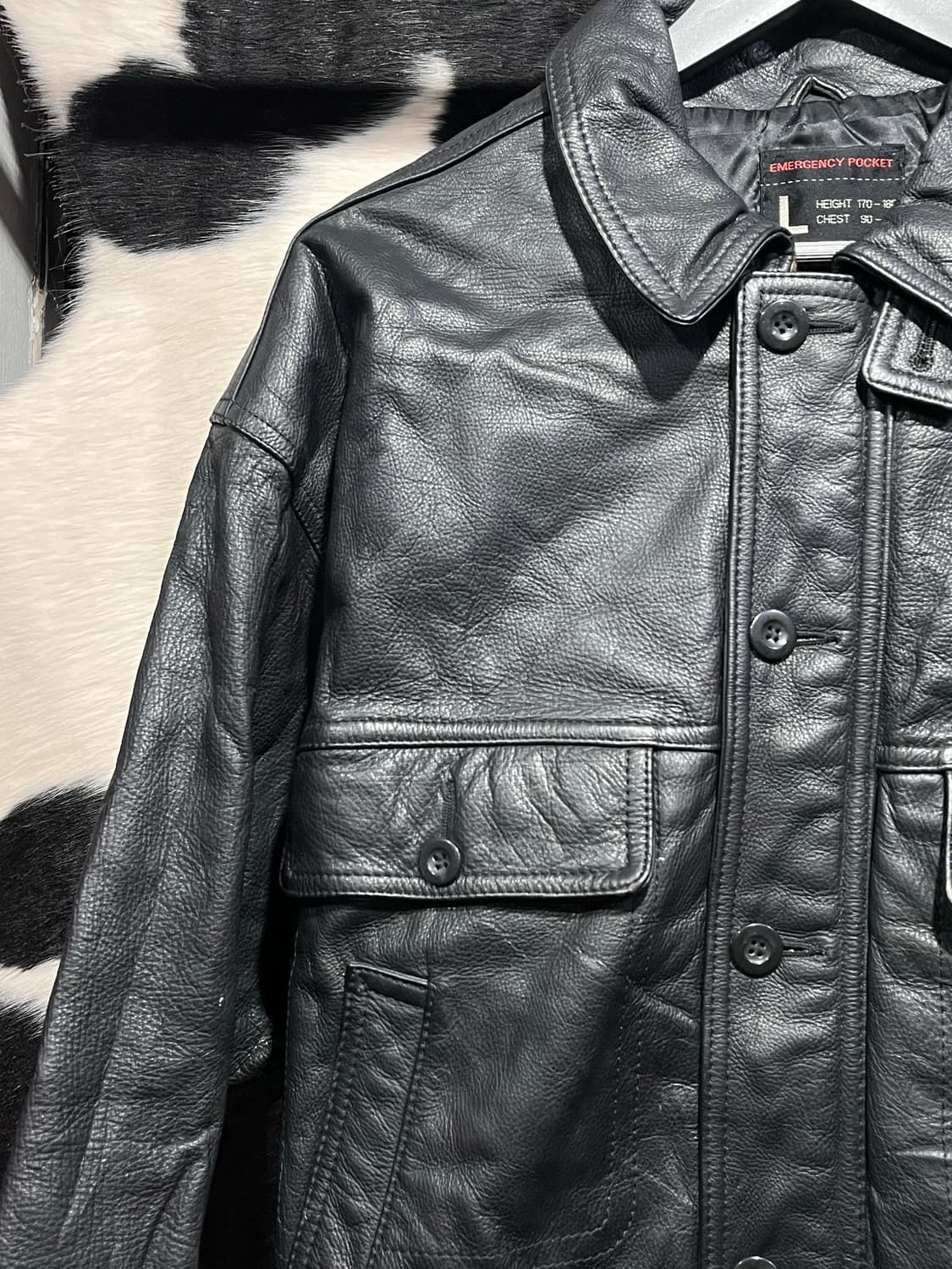 소 가죽 자켓 상품이미지4