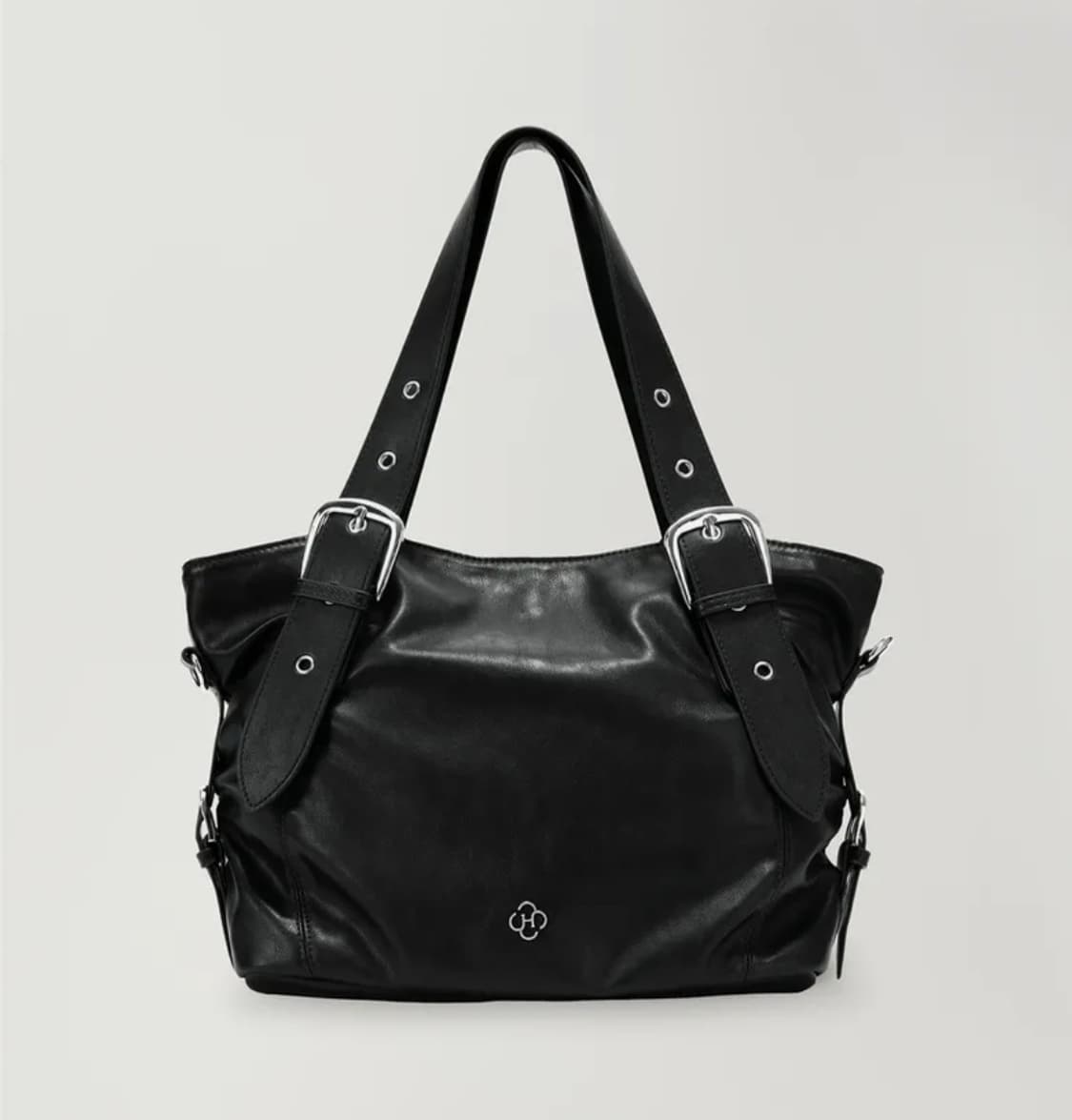 새상품 히어리 비비 버클 숄더백 블랙 상품이미지1