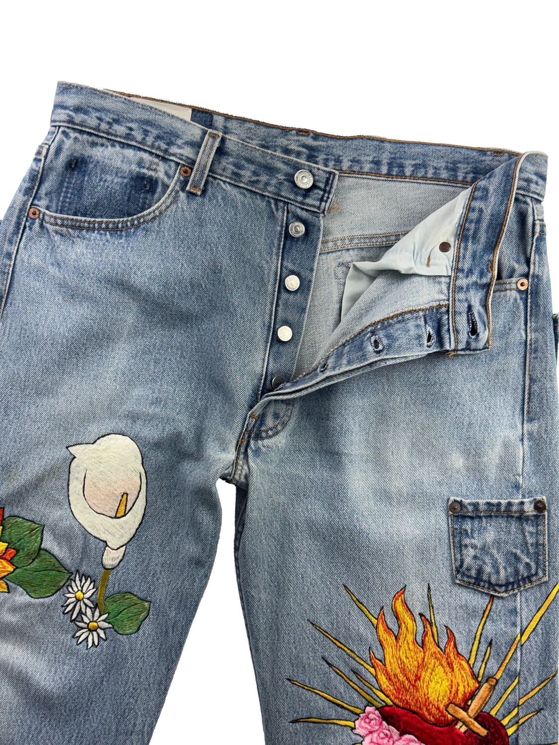 바우와우 리메이크 스티칭 팬츠 상품이미지3