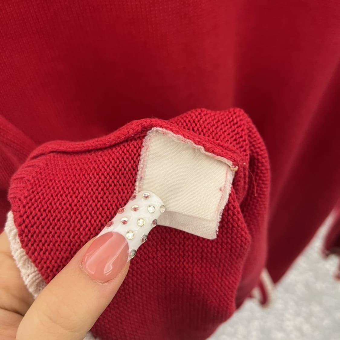 WWS 레트로 00's 뉴욕양키스 배색 라인 니트 95 C10340 상품이미지6