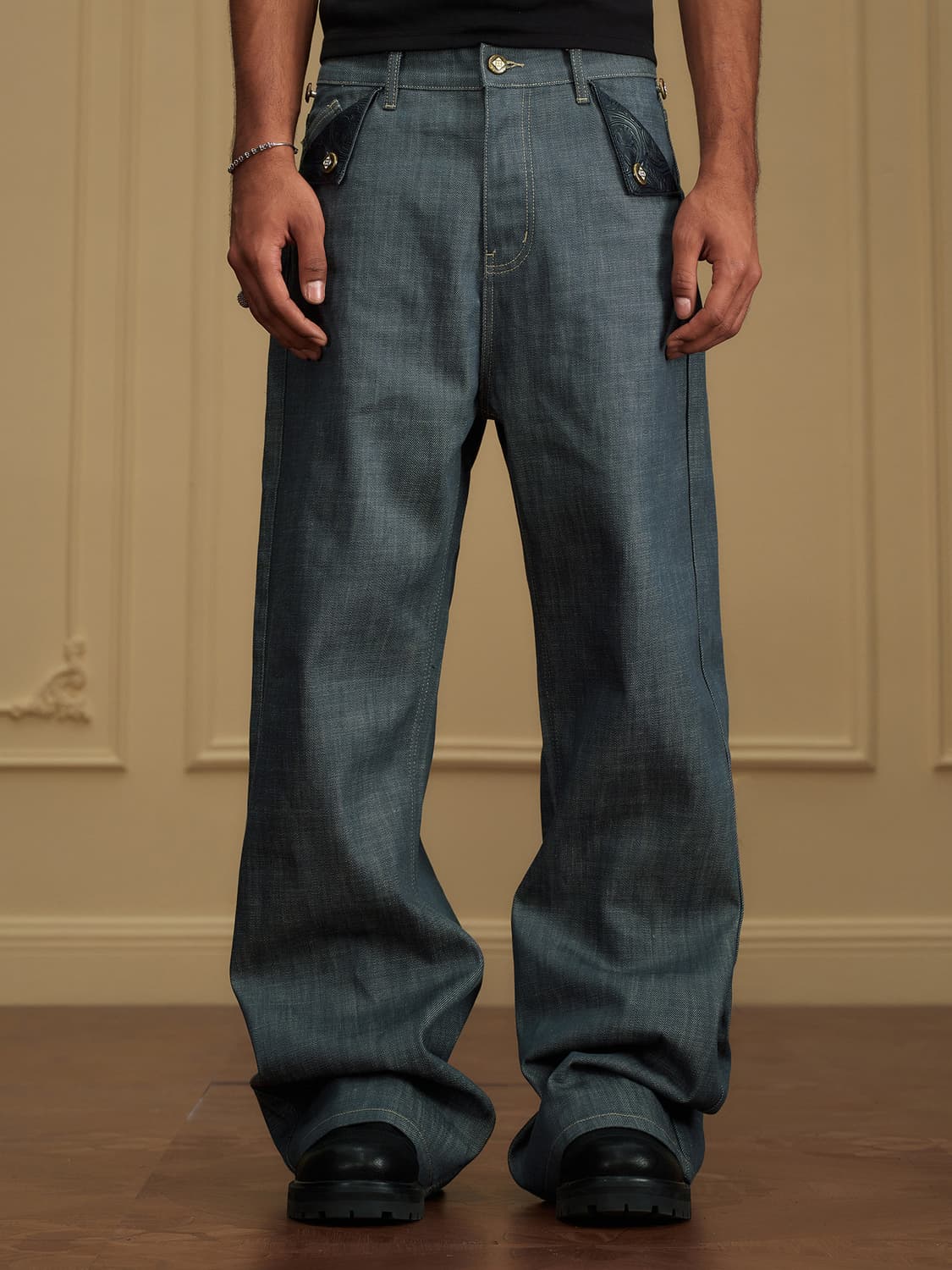 YADcrew 생지 데님팬츠 (4size) 상품이미지2