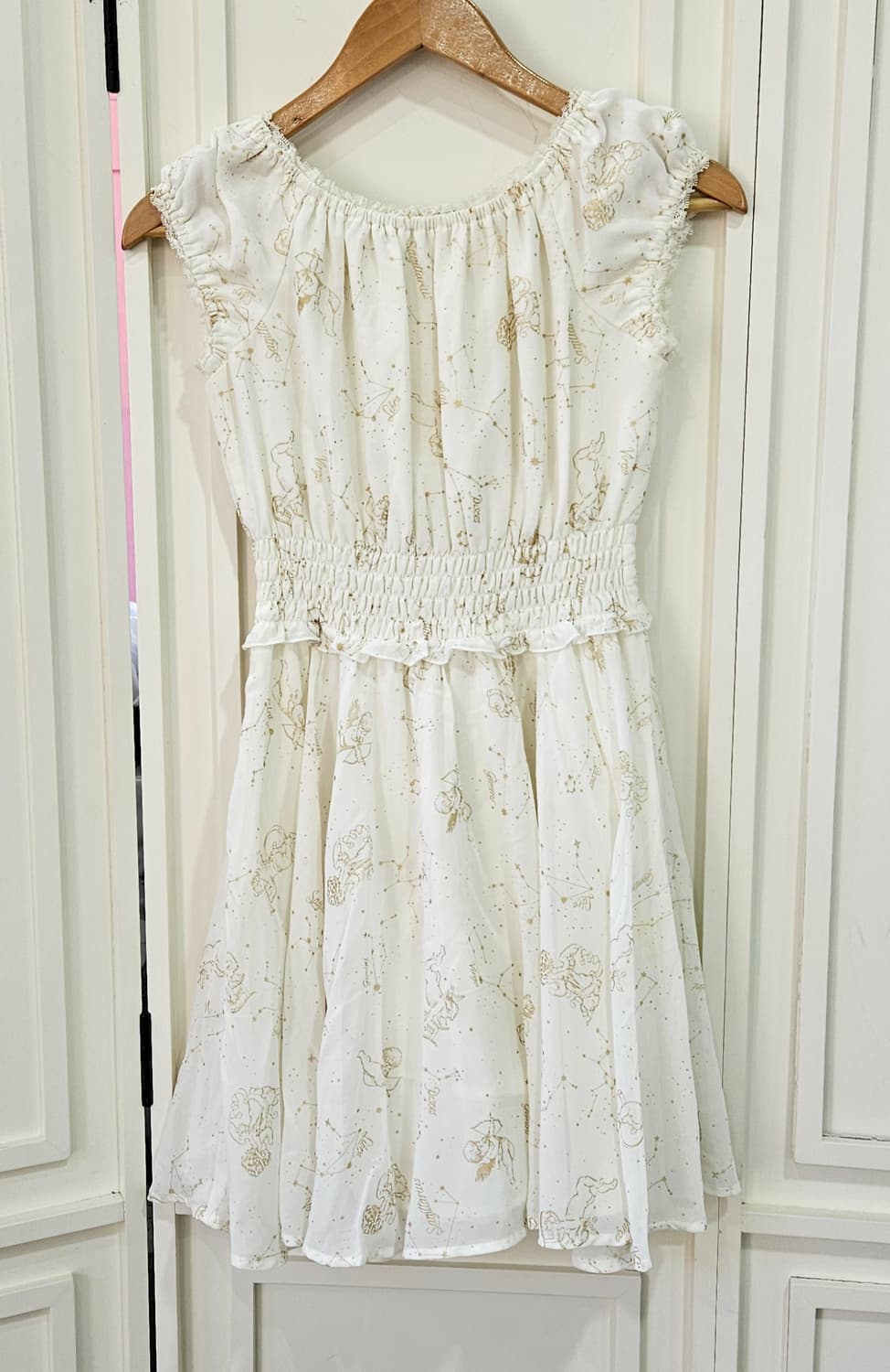 시크릿 허니(Secret Honey) 별자리 천사 프린트 원피스 상품이미지6