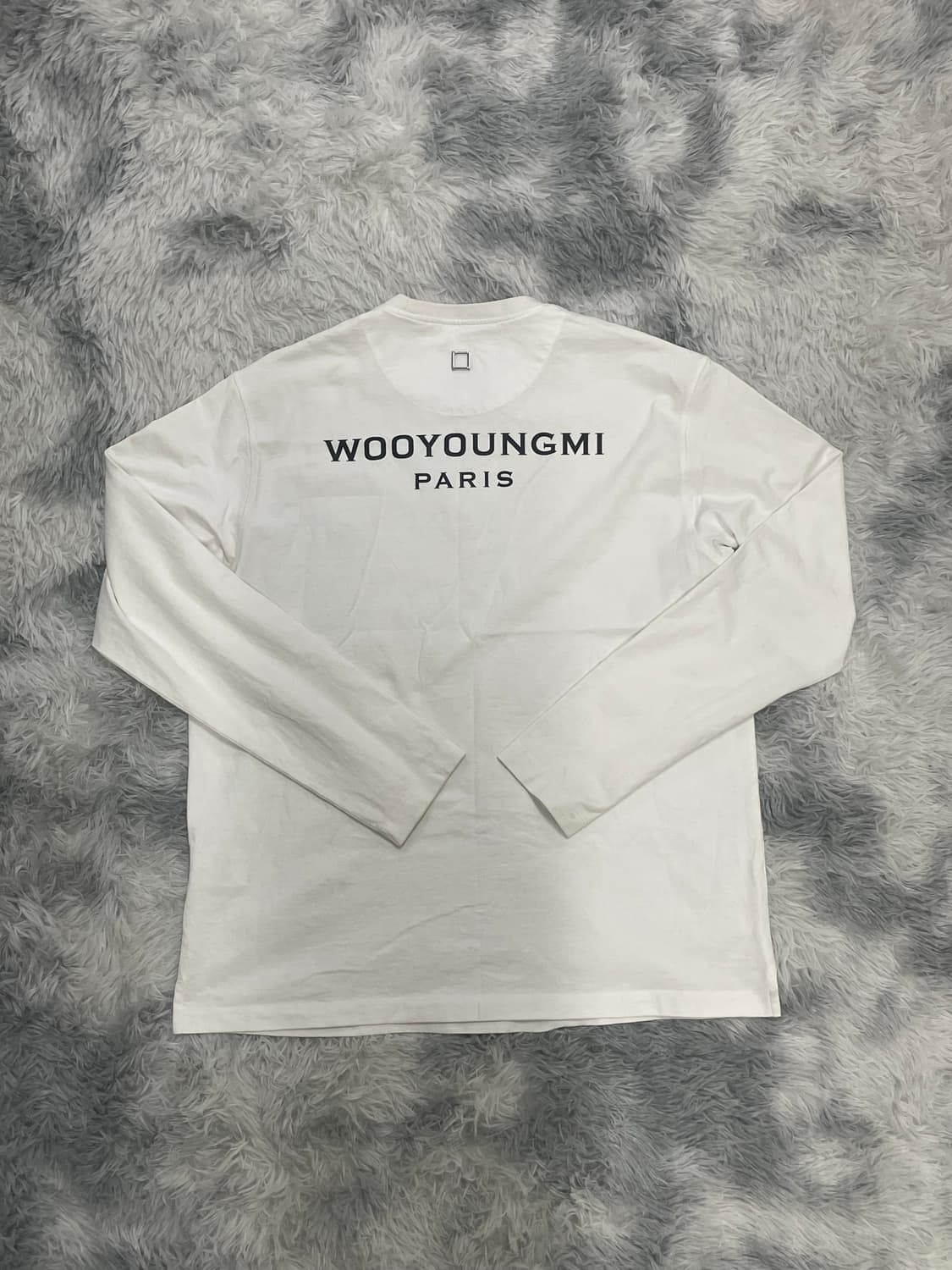 우영미 백로고 롱슬리브 티셔츠 [46] 상품이미지2