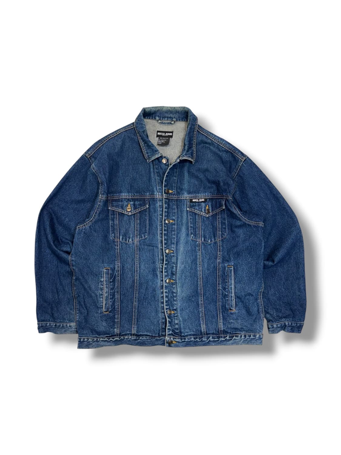 90s 메카 진스 Mecca 오버사이즈 트러커 데님 자켓 (2XL)  상품이미지1