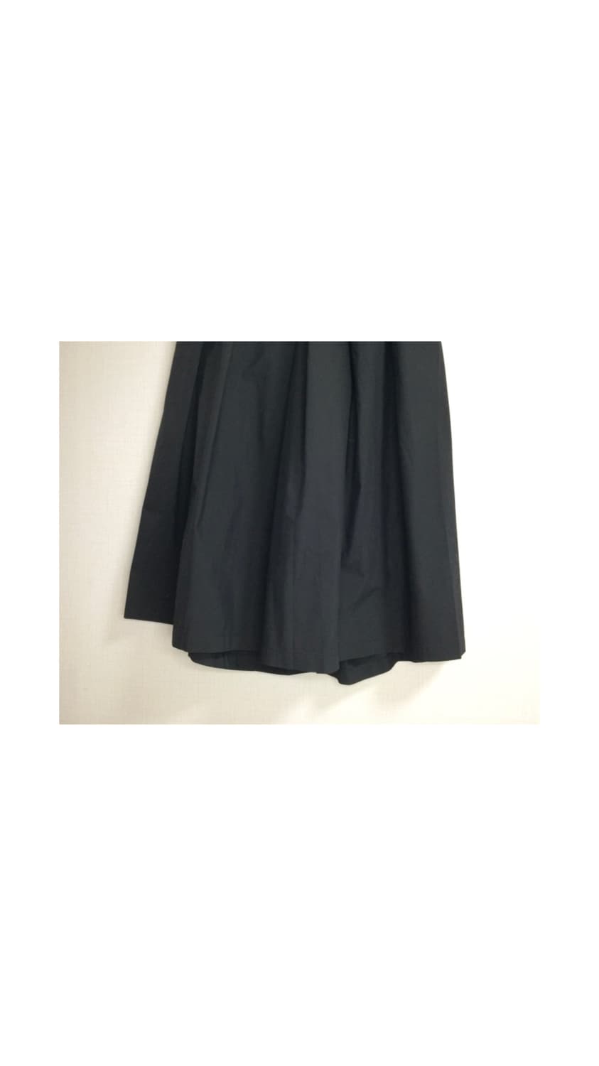 muji 무인양품 이지 와이드 핀턱 블랙 팬츠 상품이미지3