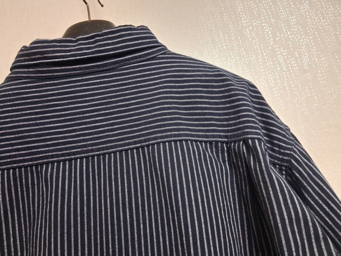  TOKYO SIDE CLOTHN 포켓체크 배색 줄무늬셔츠 4L
 상품이미지5