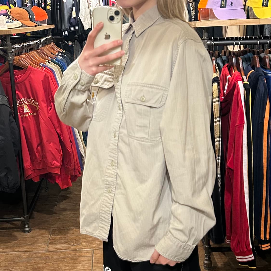 [HI] 칼하트 셔츠 베이지 상품이미지4